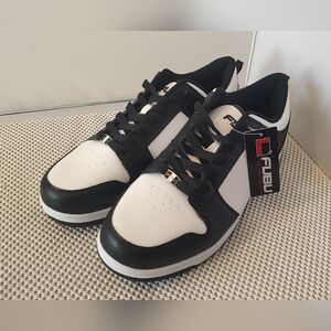 FUBU Men’s Size 12 Icon Low-Top Sneakers Black/White NWT Shoes